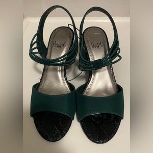 Green Heels/Wedges